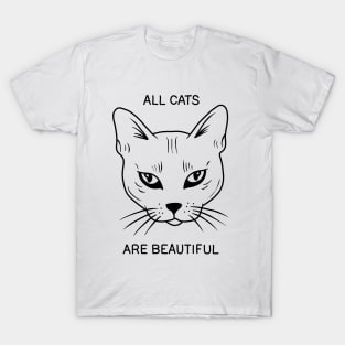 All Cats Are Beautiful T-Shirt